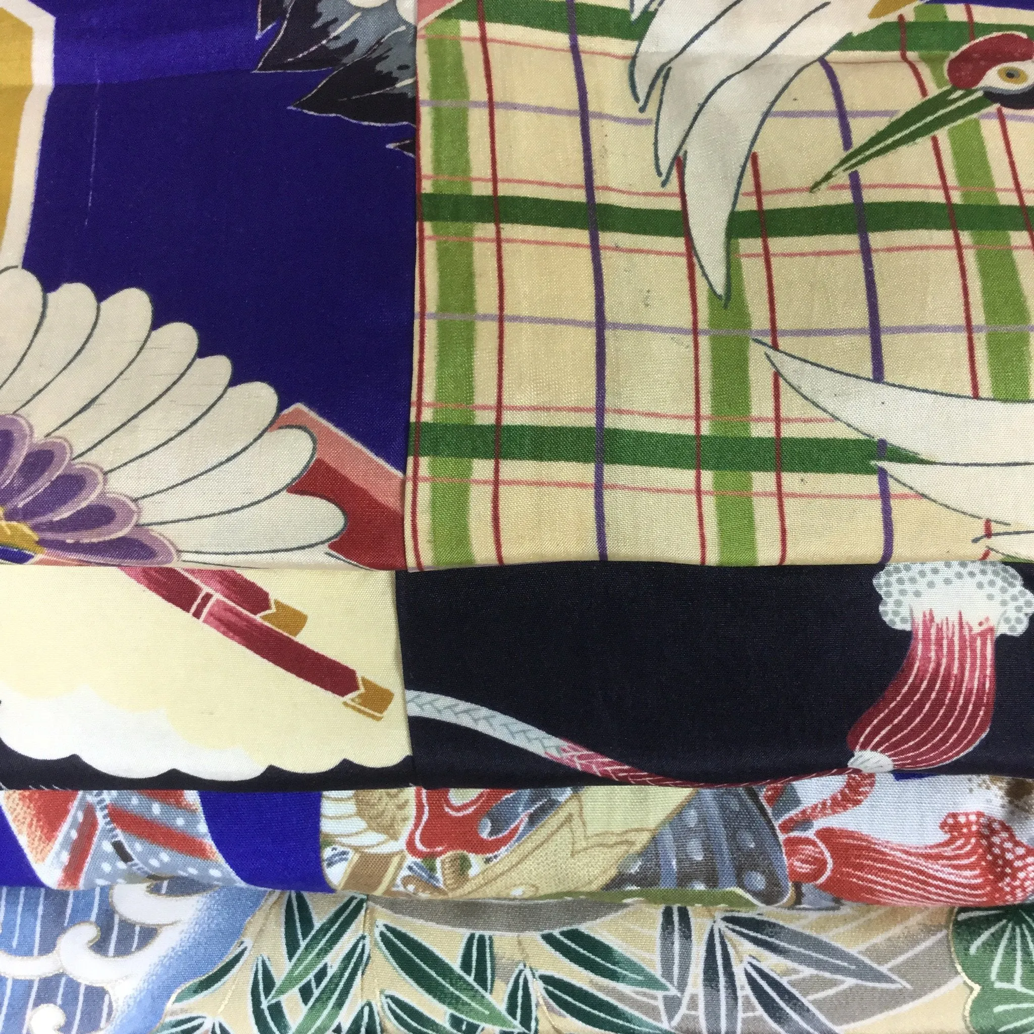 110-BOYS:DISCONTINUED Vintage Japanese Kimonos 10 Lbs Boys Silk Ceremonial Kimonos