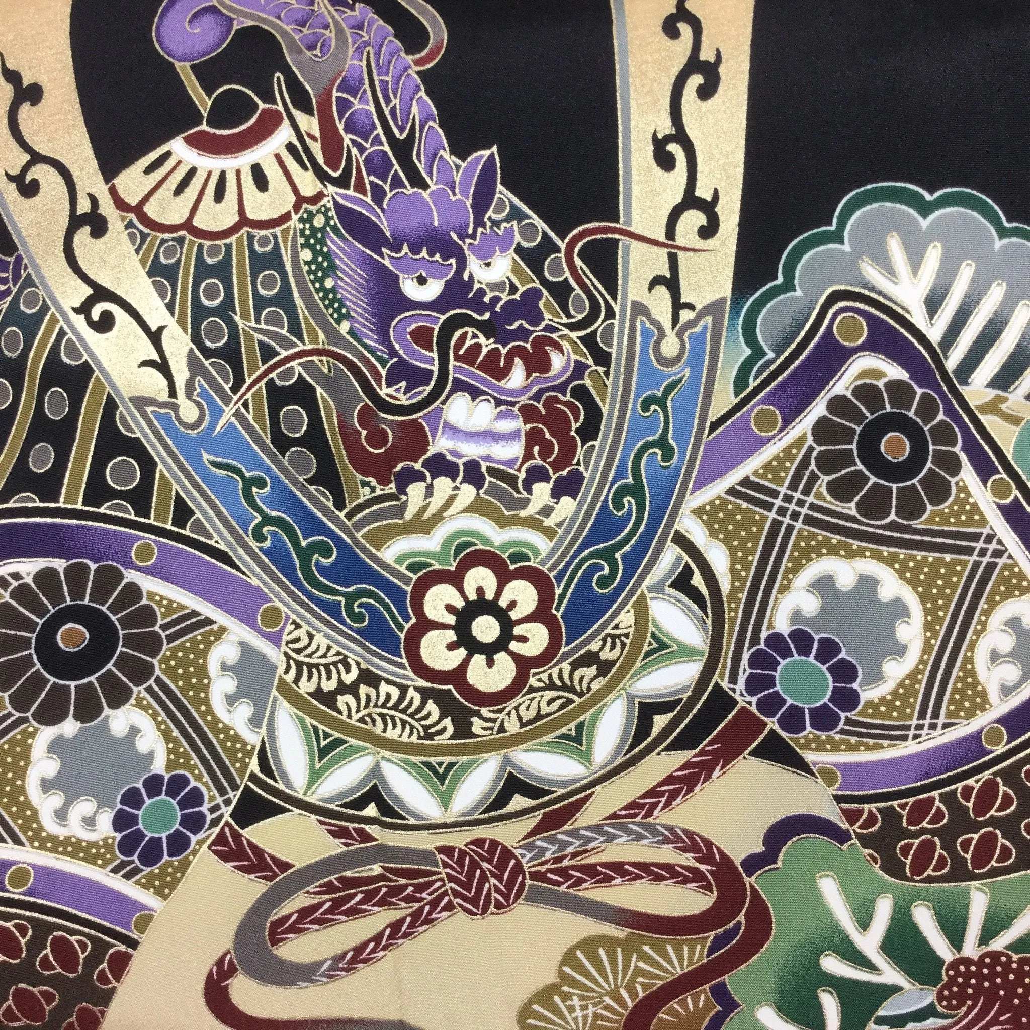 110-BOYS:DISCONTINUED Vintage Japanese Kimonos 10 Lbs Boys Silk Ceremonial Kimonos