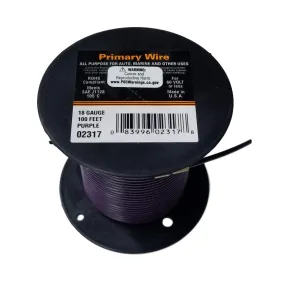 18 Gauge Wire, Violet, Gpt Primary Wire, 16/30, 100 foot