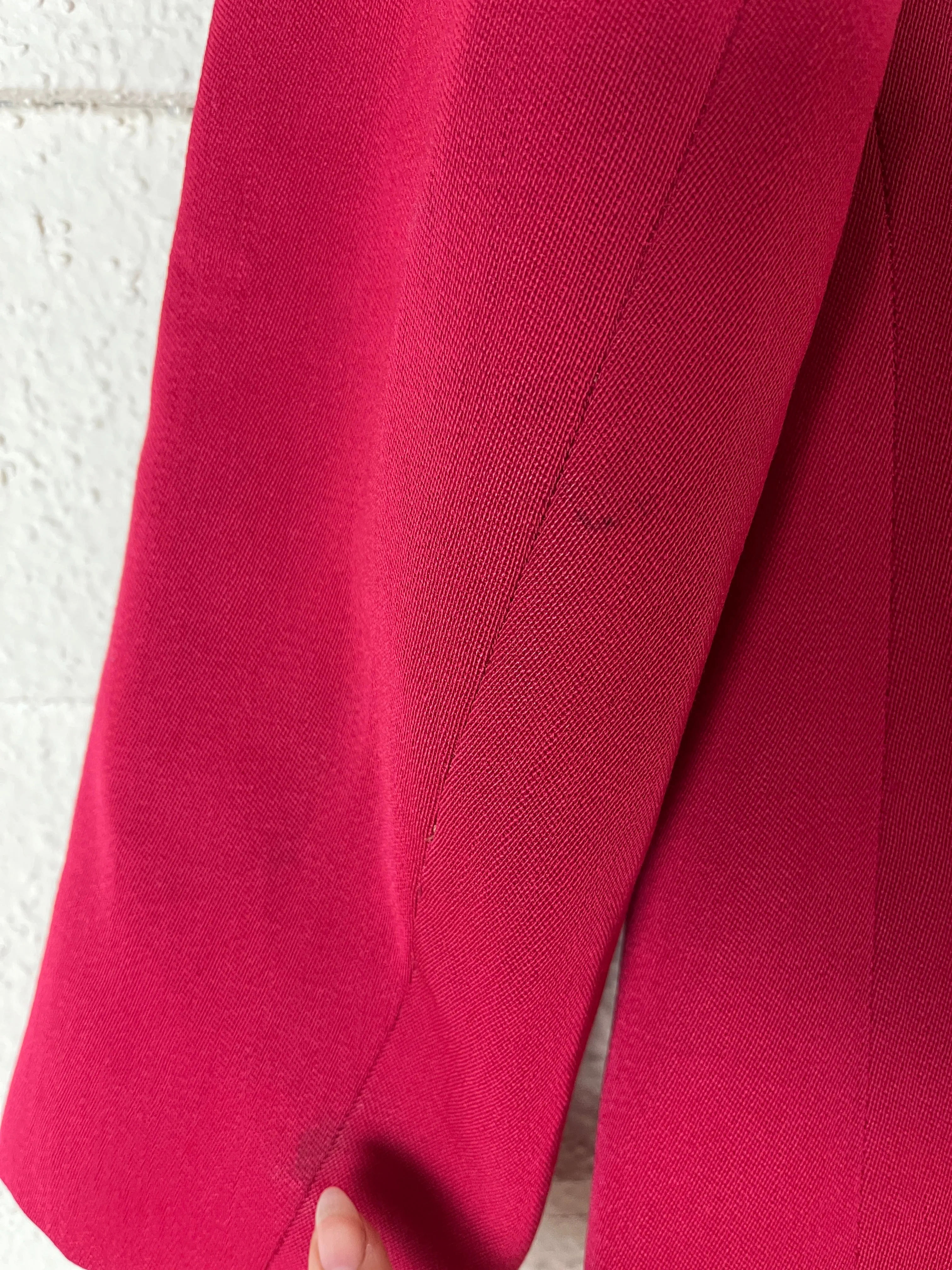 1940s RED VICTORY SUIT BLAZER UNION LABEL NATIONAL RECOVERY BOARD  - size med