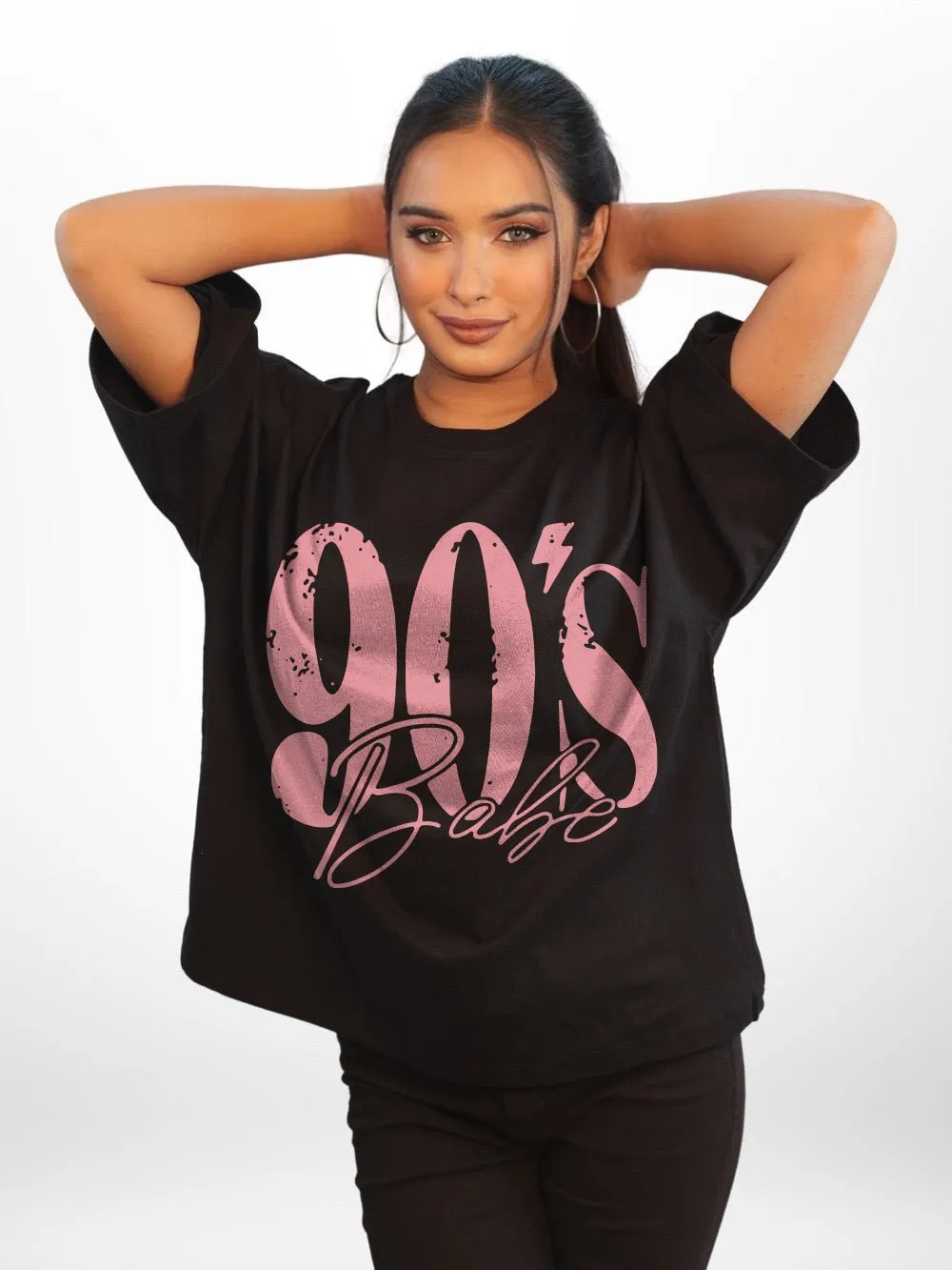 90'S Babe Printed Womens Drop Shoulder T-shirt Legacy Boutiques Dhaka