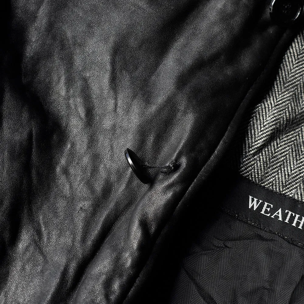 90's WEATHERVANE レザーカーコート 231208H