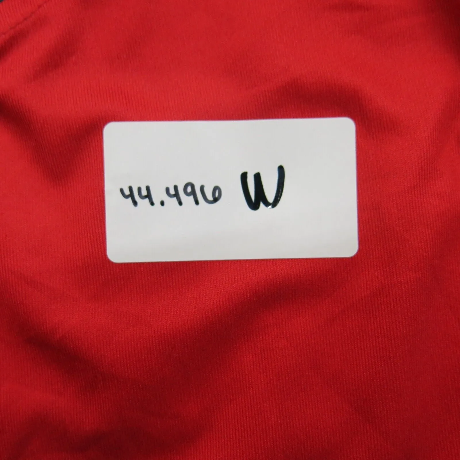 Adidas Women Sports T Shirt Top Long Sleeves Round Neck Cajun Elite #8 Red SZ S