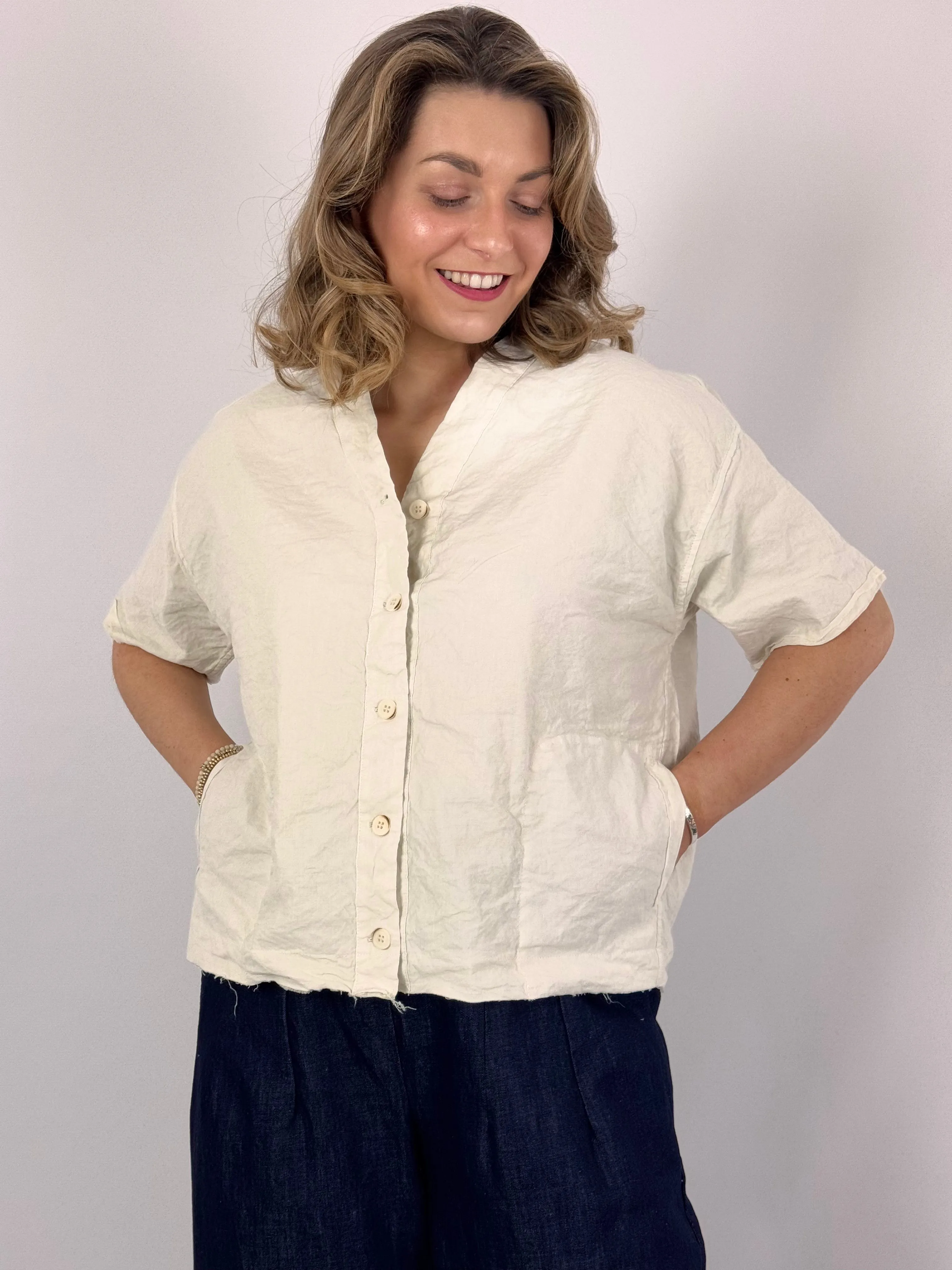 Aequamente 103 Blouse Chalk
