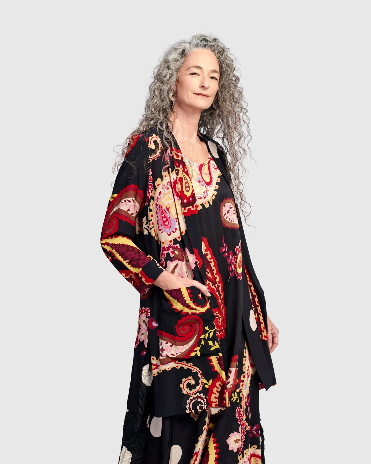 Alembika Fiesta Paisley & Dot Print Kimono