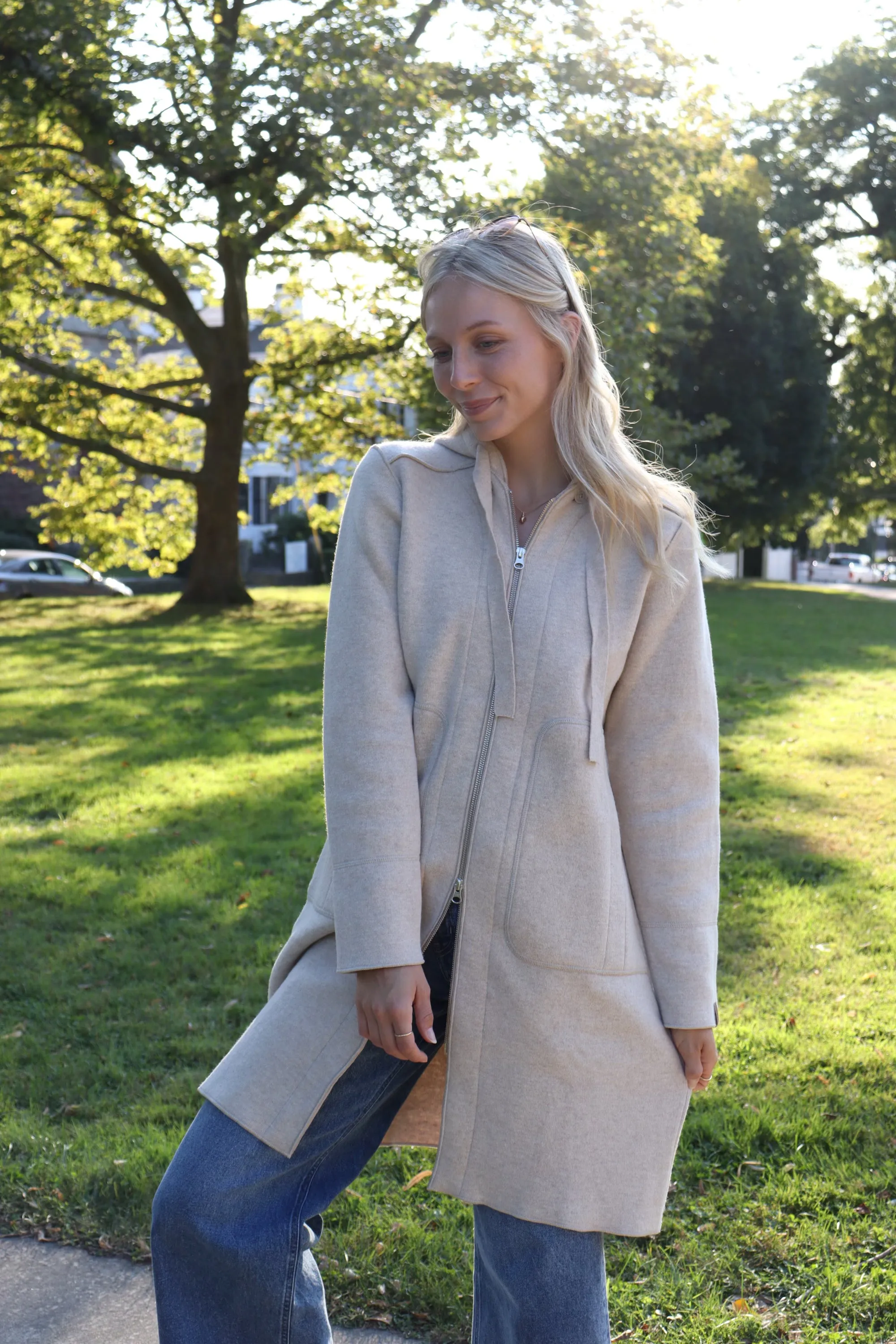 Amber Coat- Sand