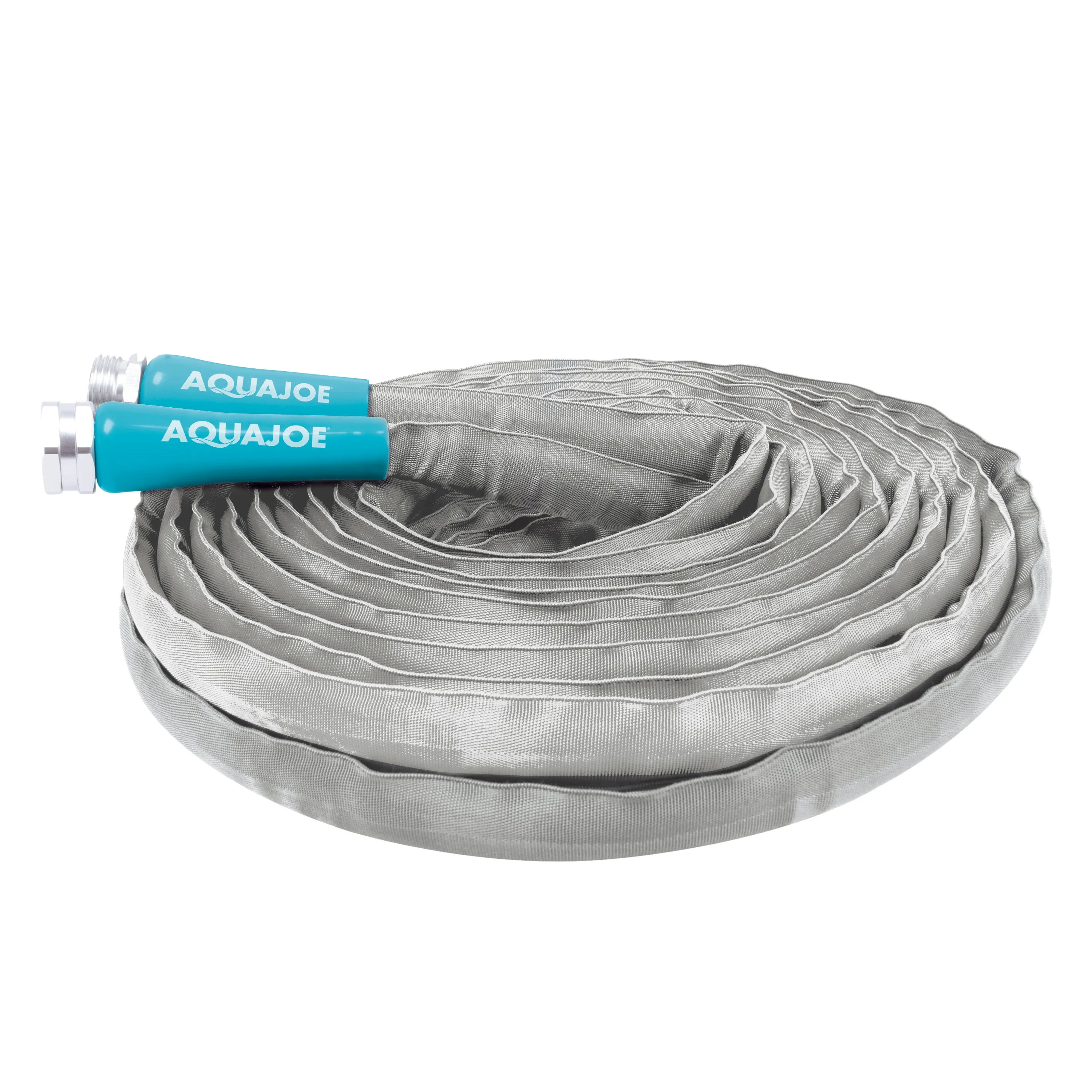 Aqua Joe AJFJH50-PRX Xtreme Fiberjacket Garden Hose | 50-Foot | Metal Fittings