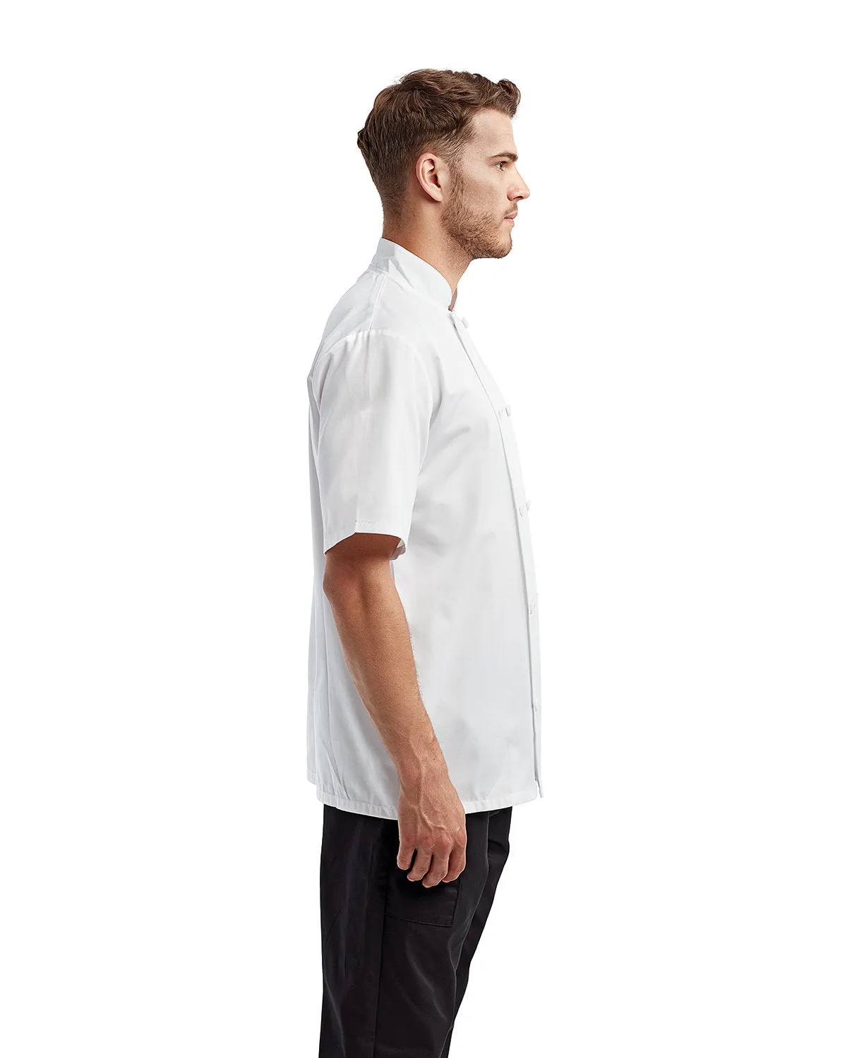 Artisan Collection by Reprime Unisex Short-Sleeve Sustainable Chef's Jacket