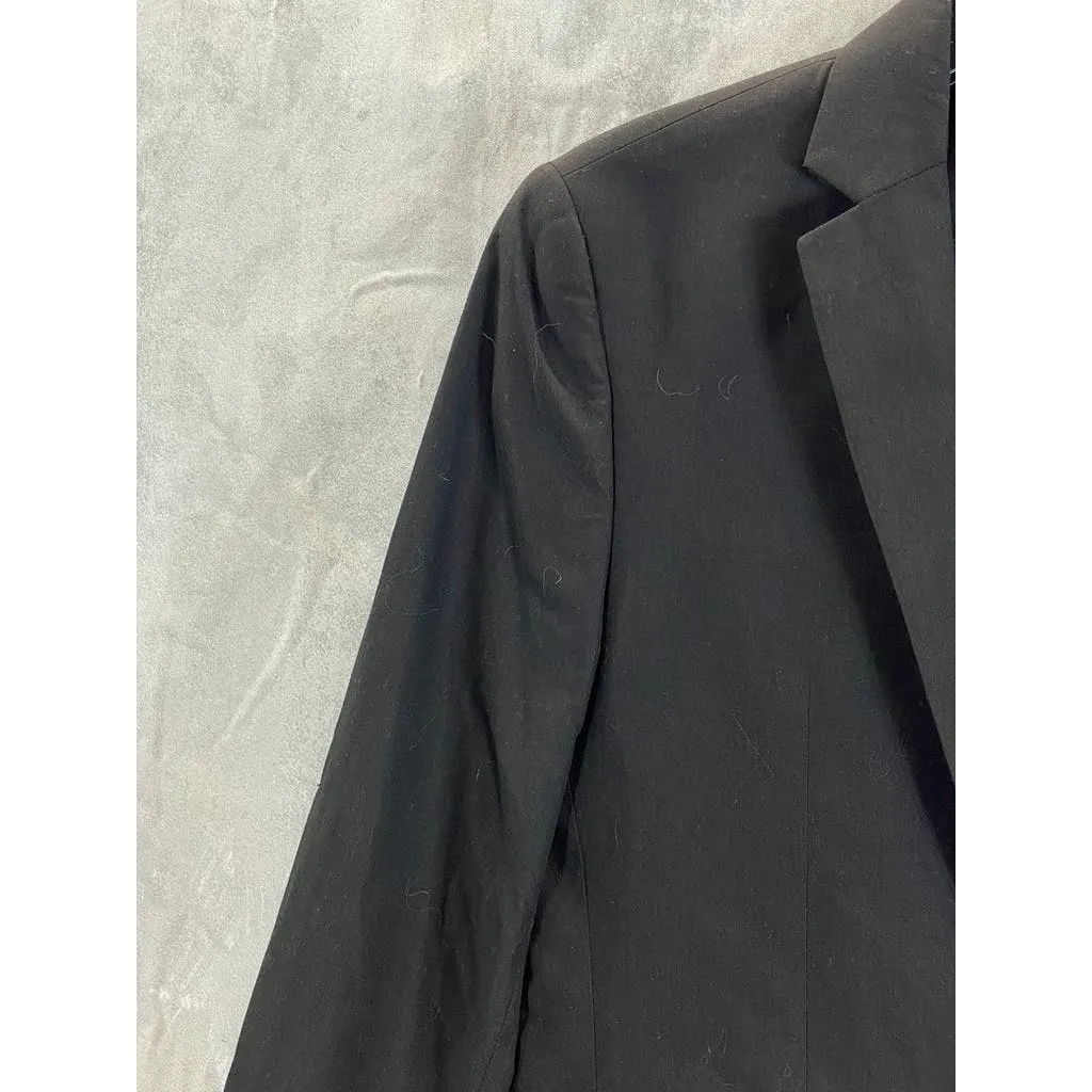 ASOS Men's Black Solid Single-Button Blazer SZ 34