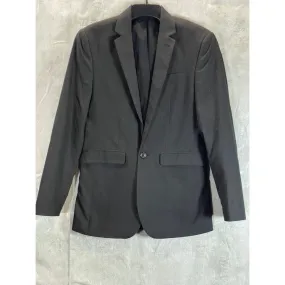 ASOS Men's Black Solid Single-Button Blazer SZ 34