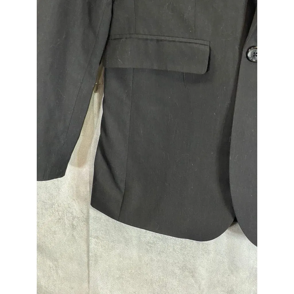 ASOS Men's Black Solid Single-Button Blazer SZ 34