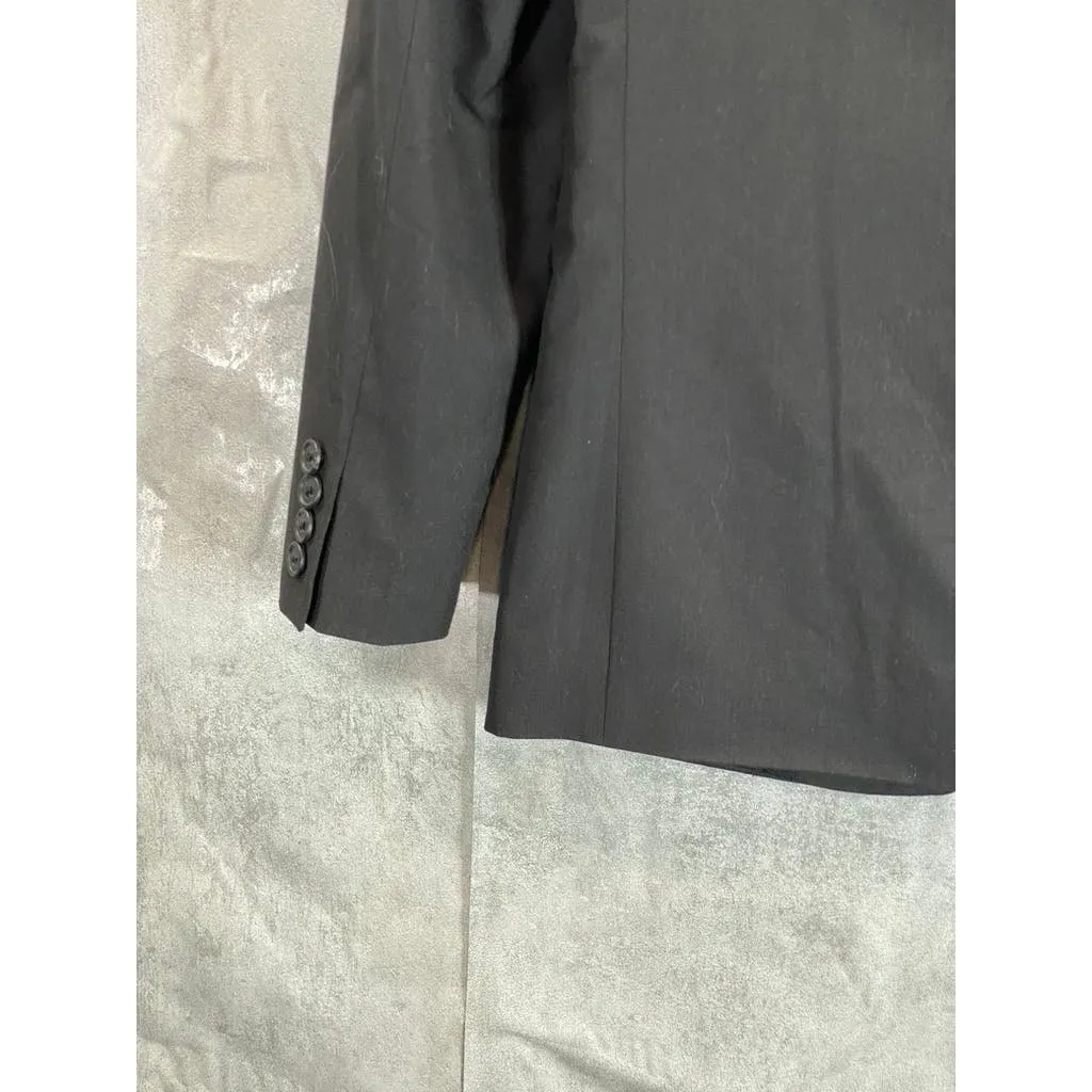 ASOS Men's Black Solid Single-Button Blazer SZ 34