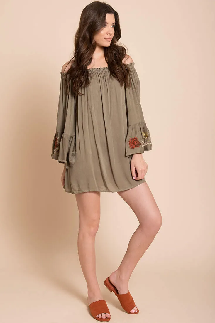 Aubree Loose Dress Olive
