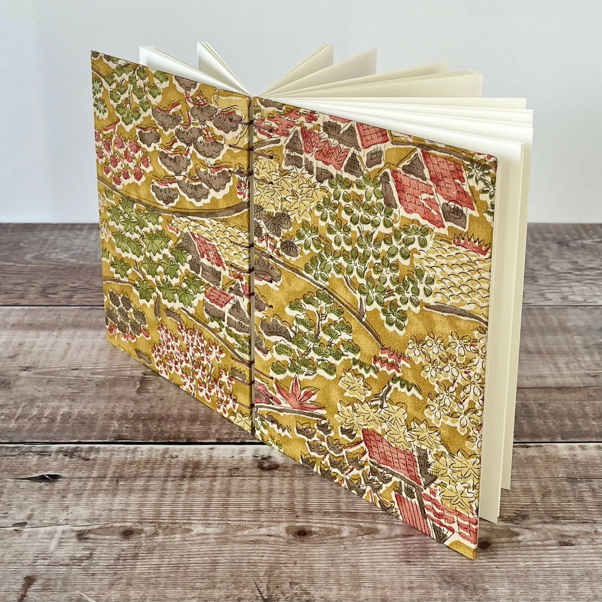 Autumnal Countryside Kimono Silk - Journal