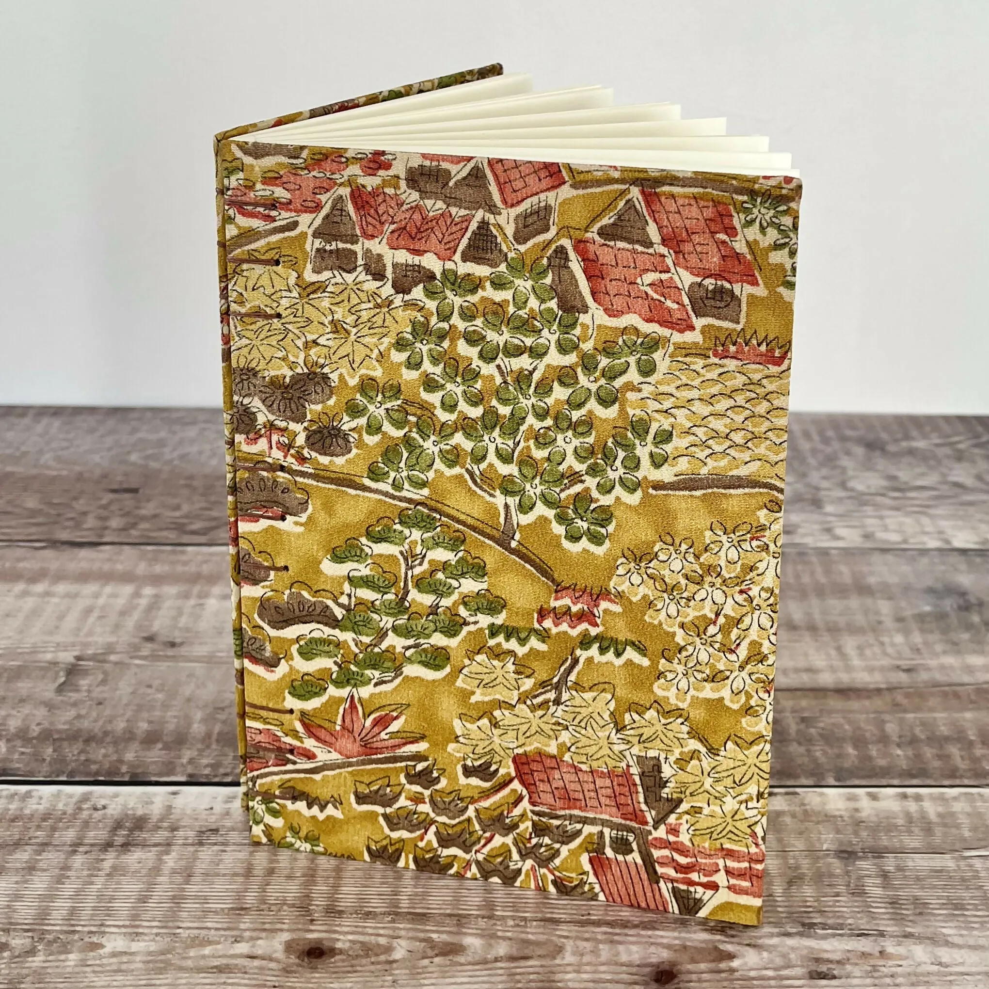 Autumnal Countryside Kimono Silk - Journal