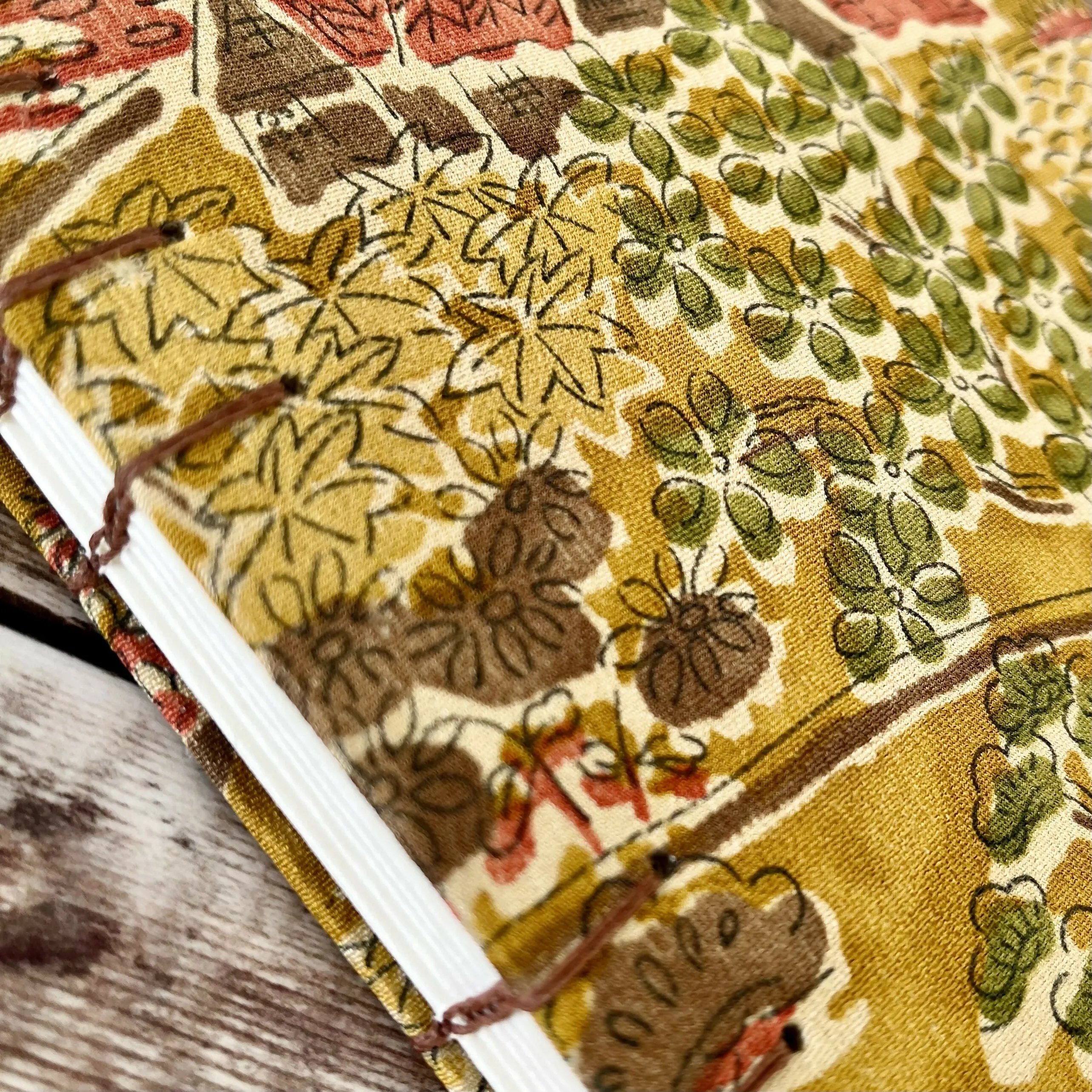 Autumnal Countryside Kimono Silk - Journal