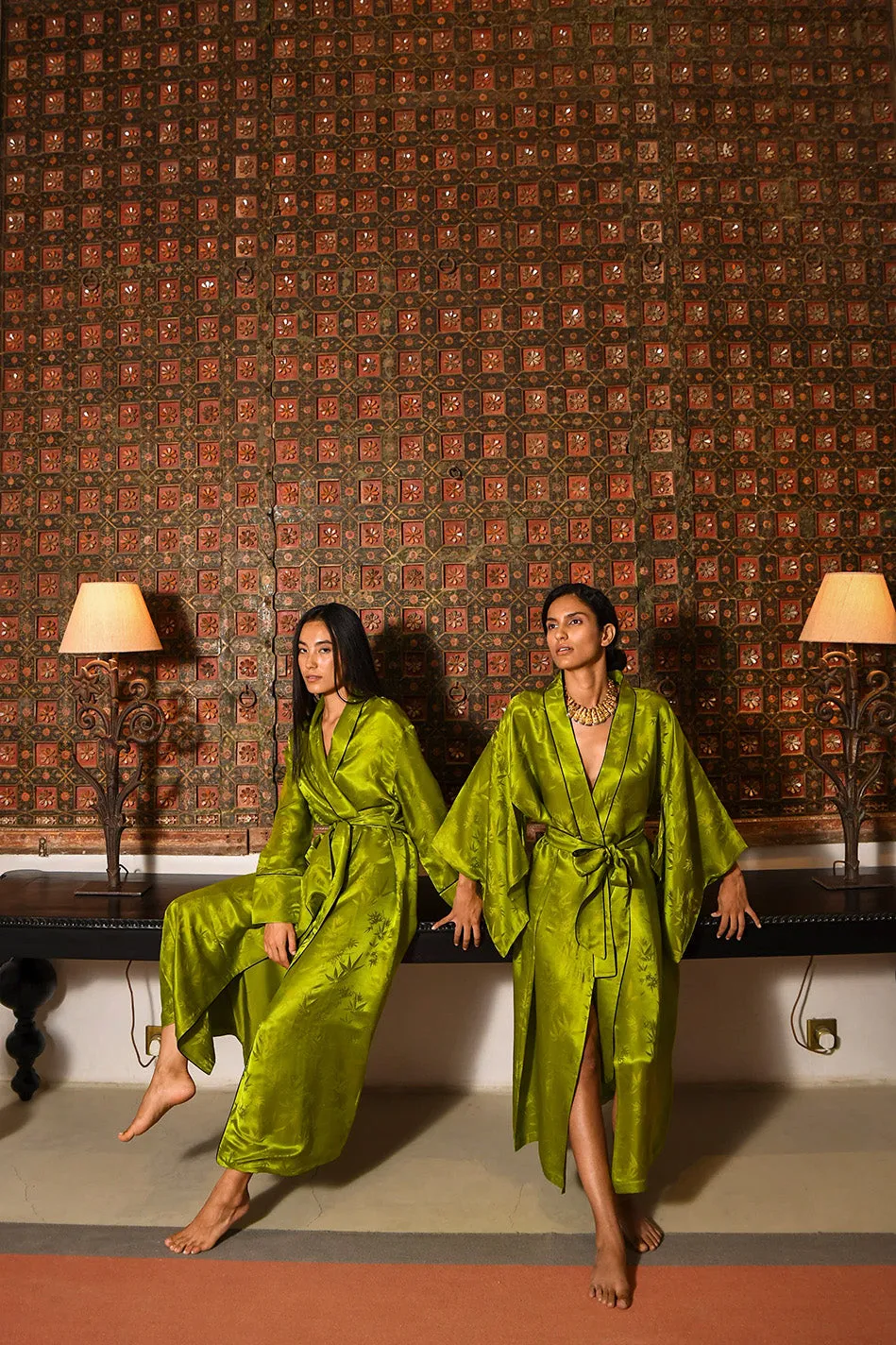 Bamboo Green Kimono