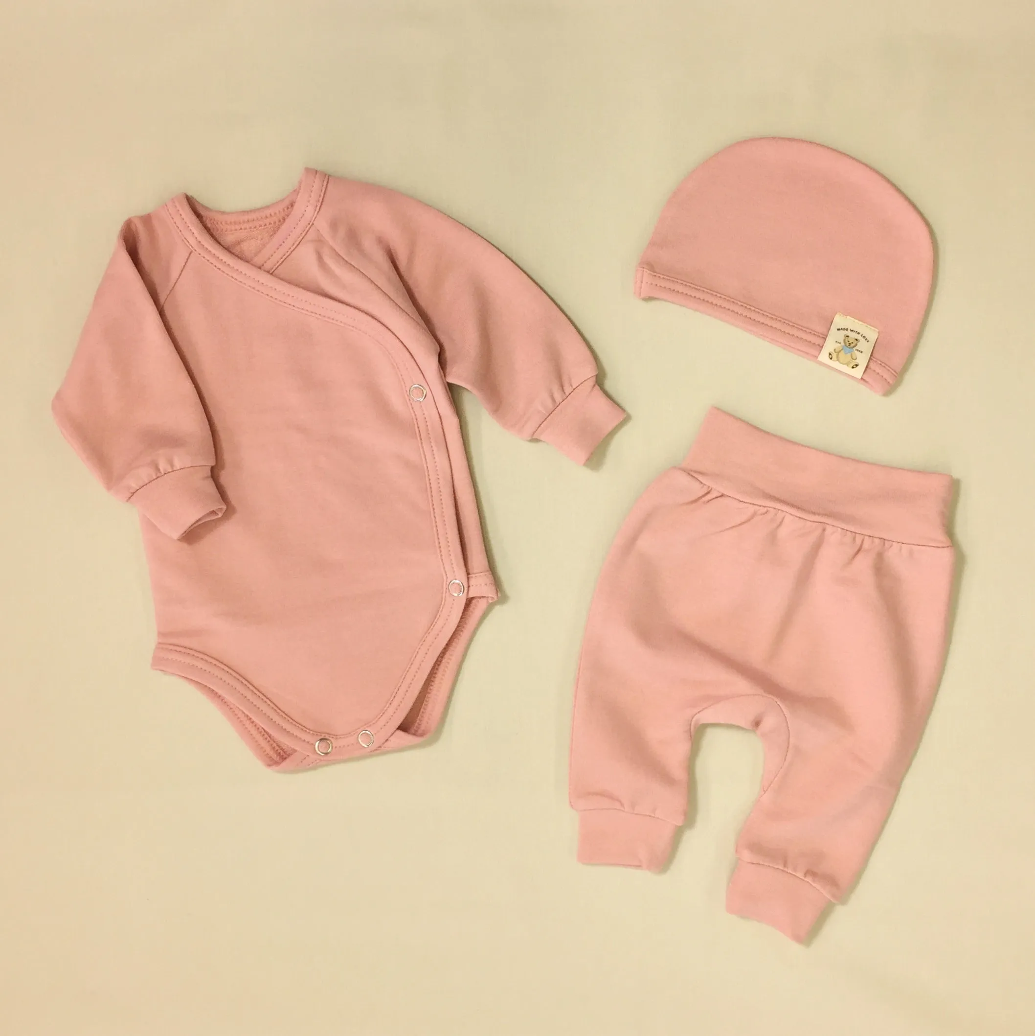 Bamboo Layette Barely Blush