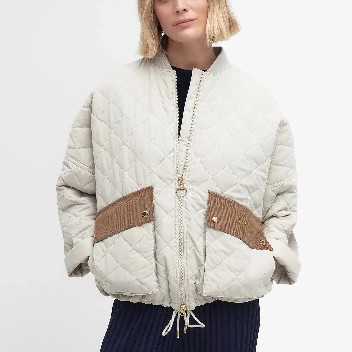 Barbour Bowhill Quilted Jacket In French Oak