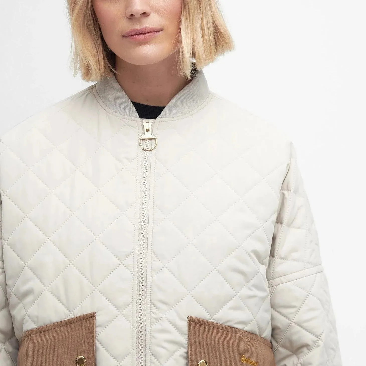 Barbour Bowhill Quilted Jacket In French Oak