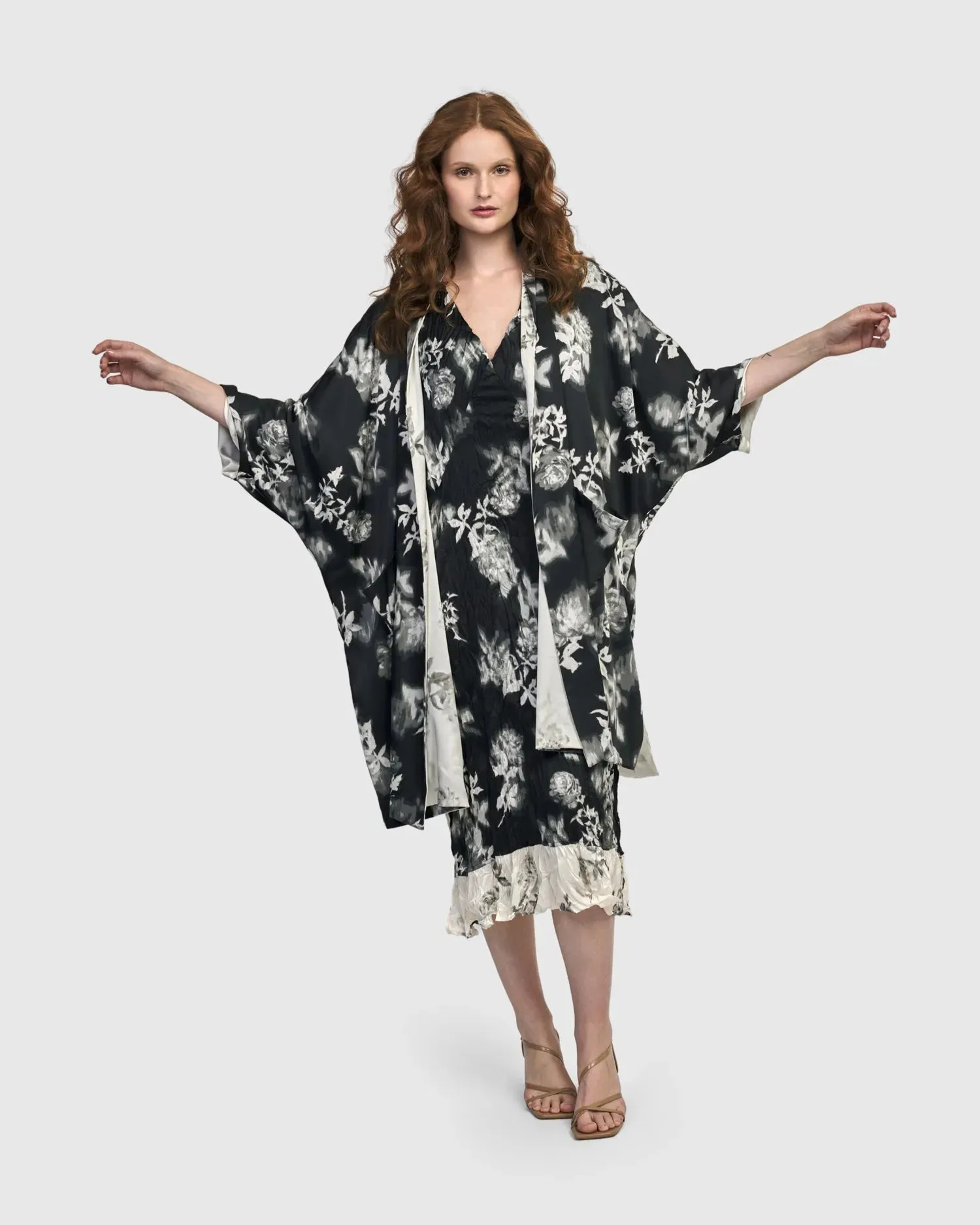 Bardot Kimono Jacket, Mono
