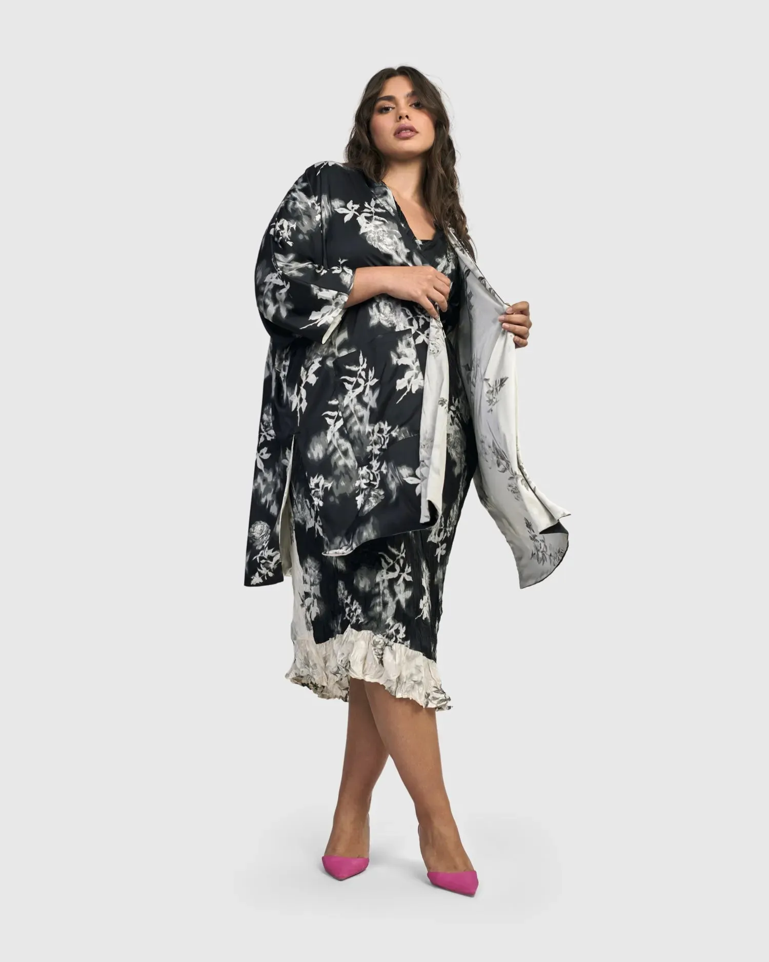 Bardot Kimono Jacket, Mono