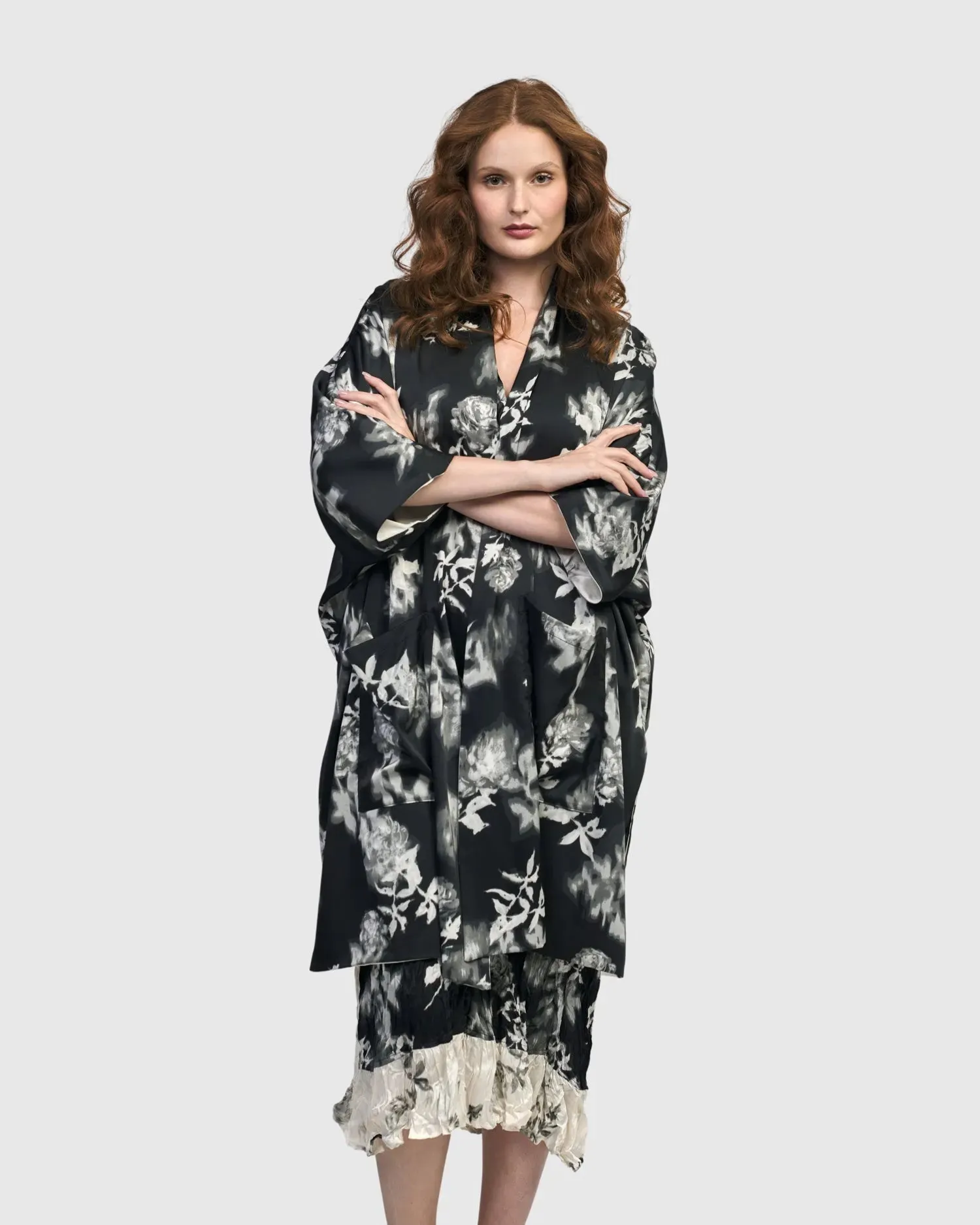 Bardot Kimono Jacket, Mono