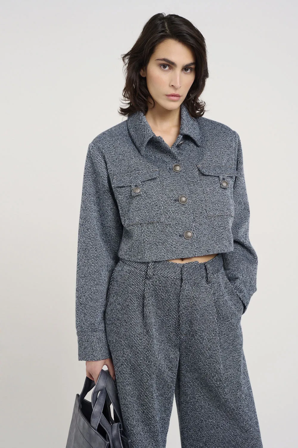 Belmagz Blazer - Blue Twill Structure