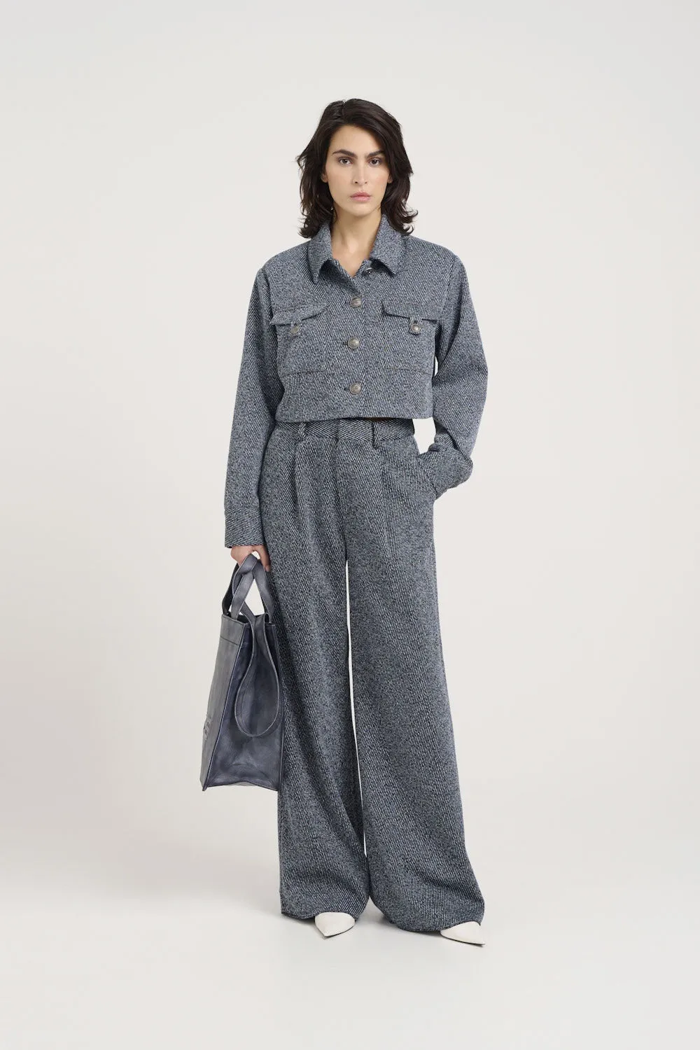 Belmagz Blazer - Blue Twill Structure