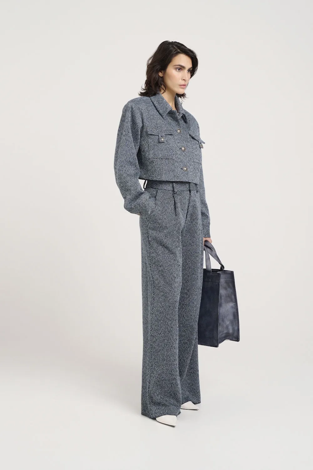 Belmagz Blazer - Blue Twill Structure