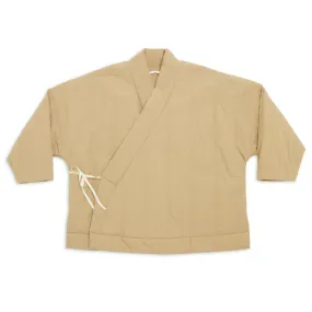 Big Folk Robe - Tan Quilted Recycled Nylon WR