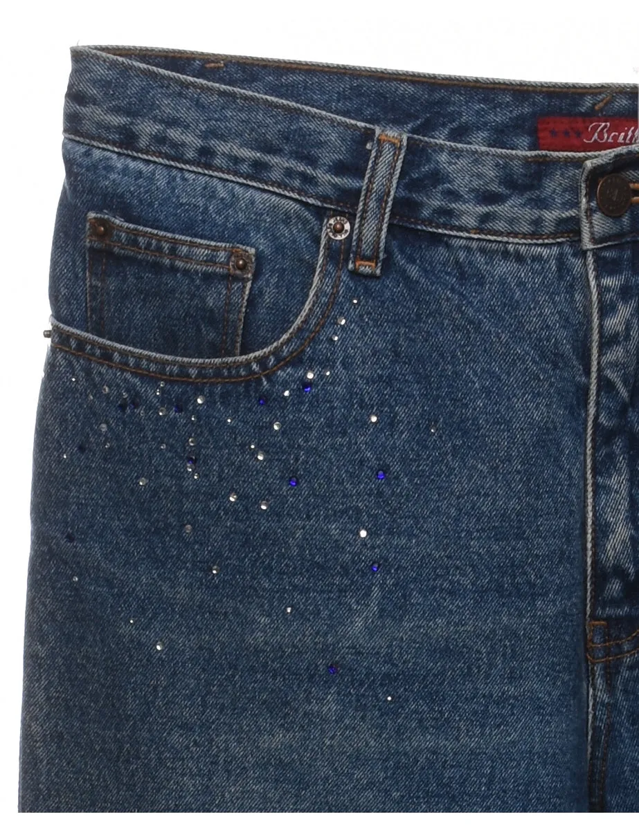 Bill Blass Flared Jeans - W35 L32