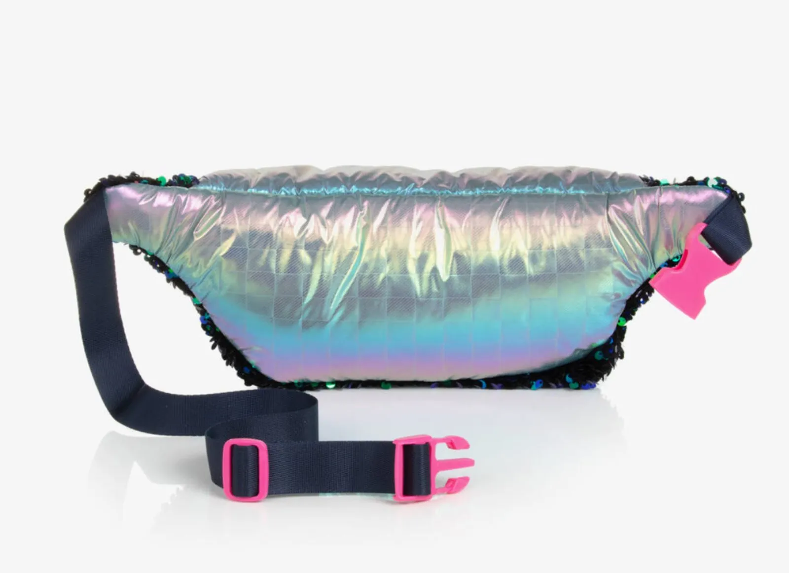 Billieblush Girls Navy Sequin Belt Bag