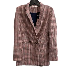 Blazer By Clothes Mentor In Plaid Pattern, Size: M
