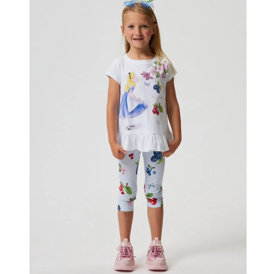 Blue & White Alice Legging Set