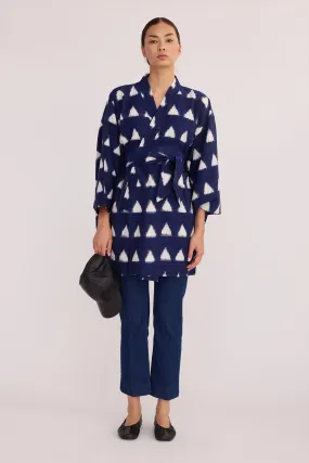 Blue Savannah Short Kimono