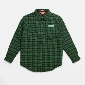 Brand Logo Flannel Jacket