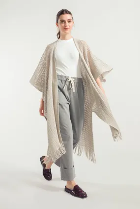 Brisa Recycled Cotton Fishnet Kimono