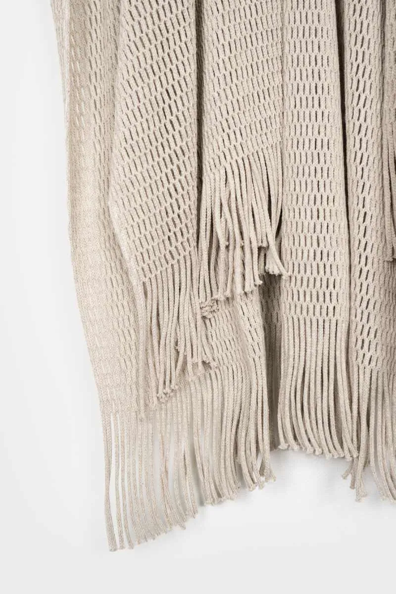 Brisa Recycled Cotton Fishnet Kimono
