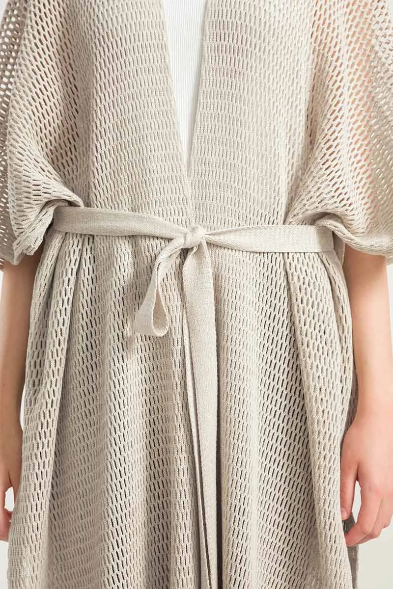 Brisa Recycled Cotton Fishnet Kimono