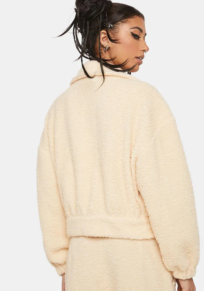Bubbly No Repeats Sherpa Jacket
