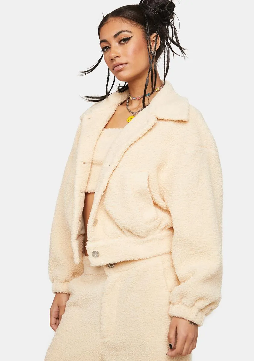 Bubbly No Repeats Sherpa Jacket
