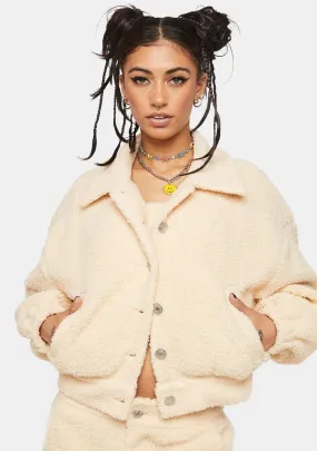 Bubbly No Repeats Sherpa Jacket