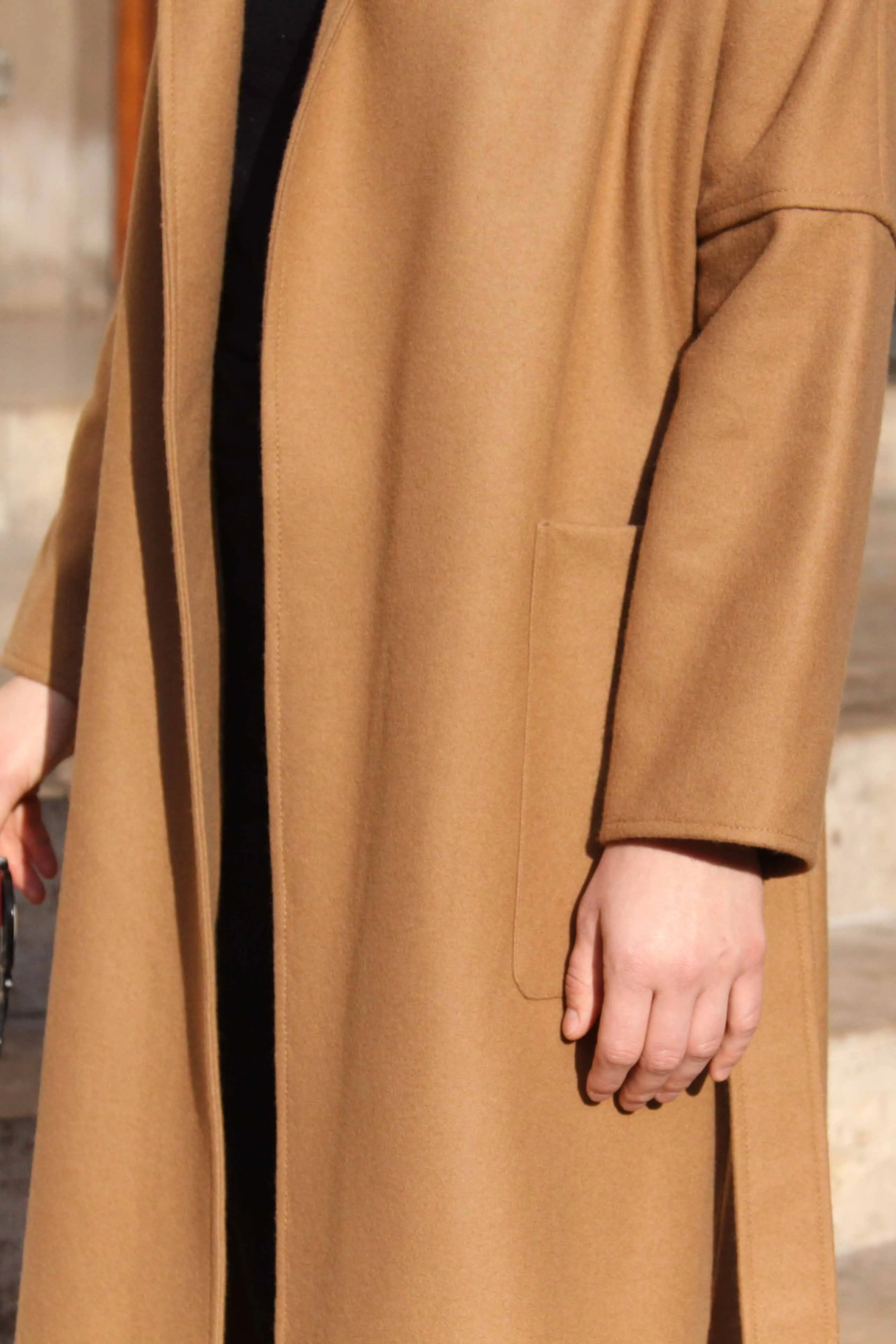 Camel Cashmere Coat VALENTINA