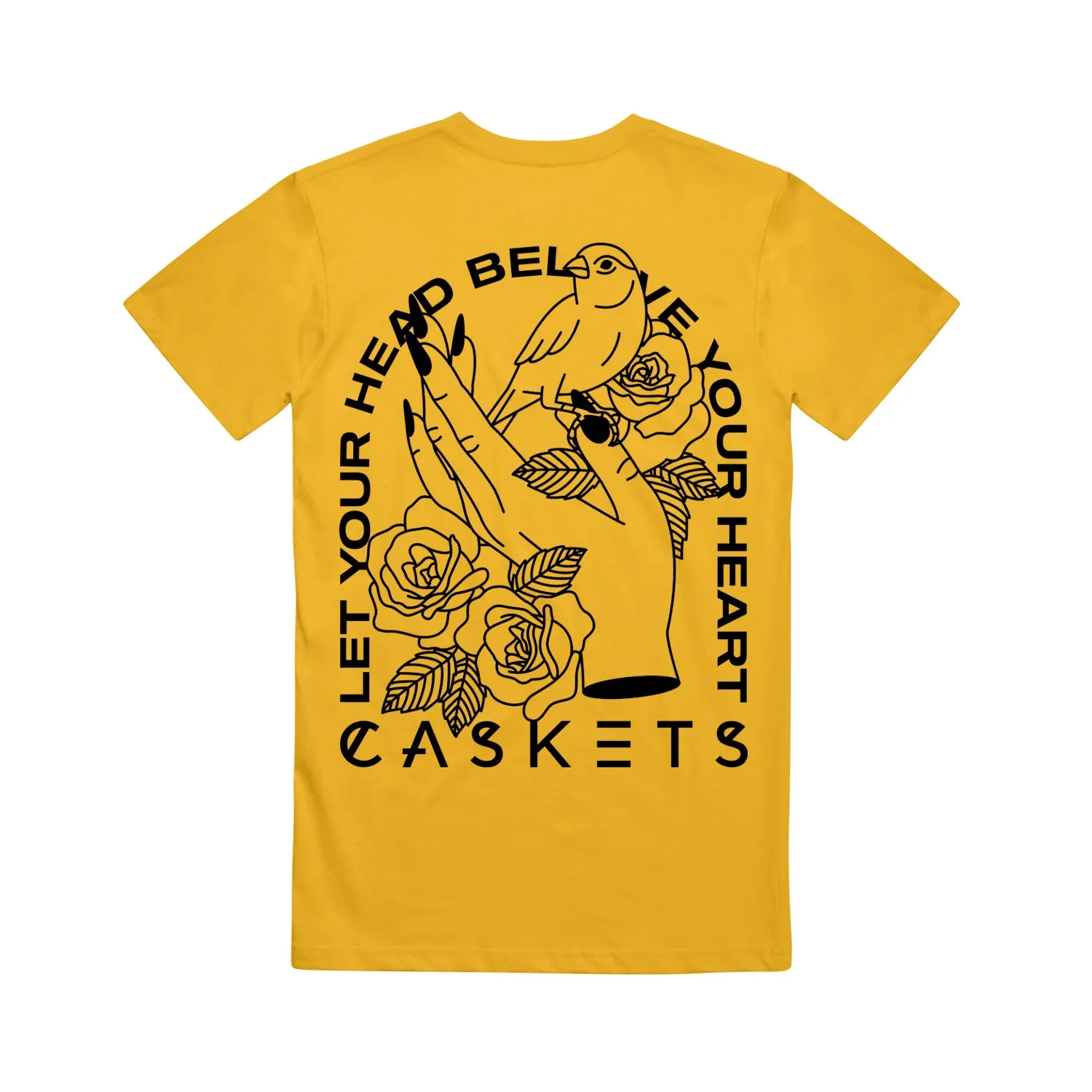 Caskets Hopes Dreams Gold Tee