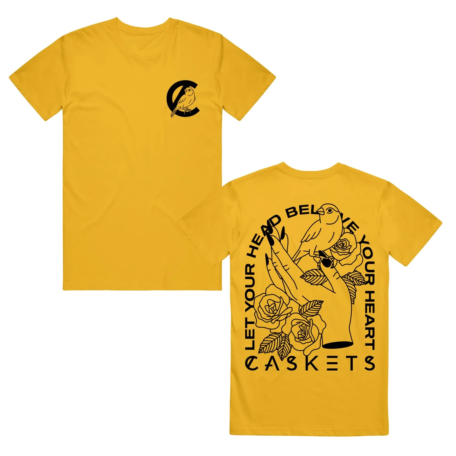Caskets Hopes Dreams Gold Tee