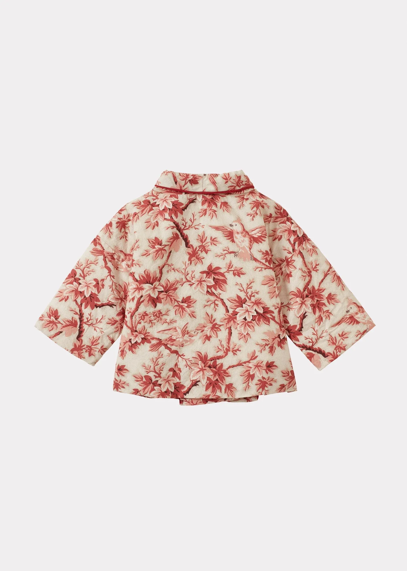 CASSIUS COTTON BABY SET - PINK TREE TOP PRINT