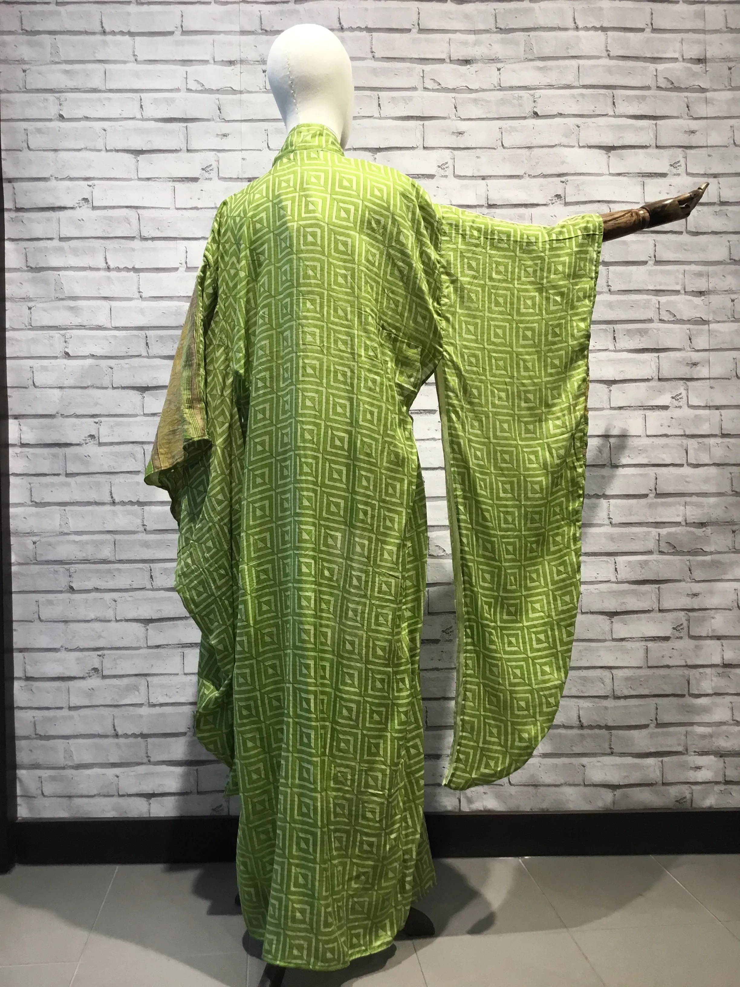 Celadon II Silk Kimono