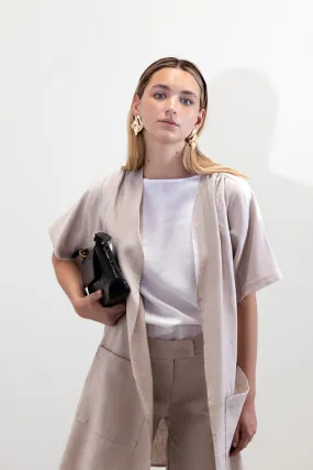 Charlie Kimono Linen Jacket – For Layering with Ease
