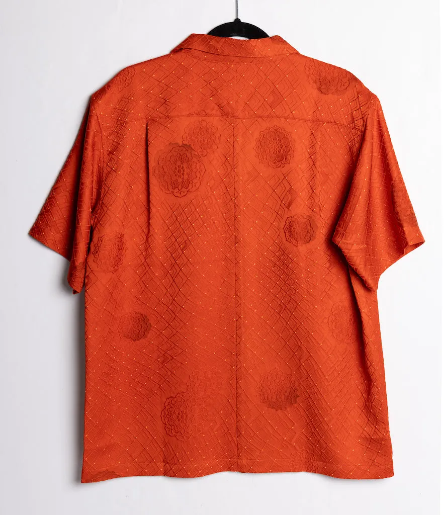 Cherry red Kimono Shirts